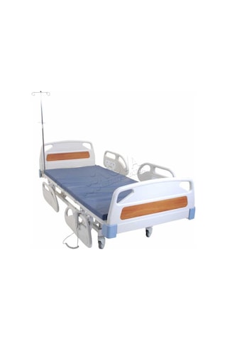 2 Motorlu Abs Başlıklı Hasta Karyolası Hastane Tipi Yatak Dahil