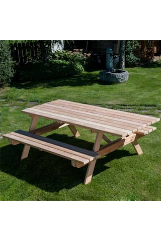 Ahşap 6 Kişilik Piknik  Masası