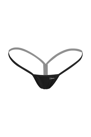 Liona Kadın Siyah Düşük Bel Fantezi G-string Siyah