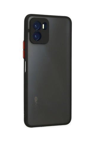 Uryport Vivo Y15s Kılıf Montreal Silikon Kapak - Siyah