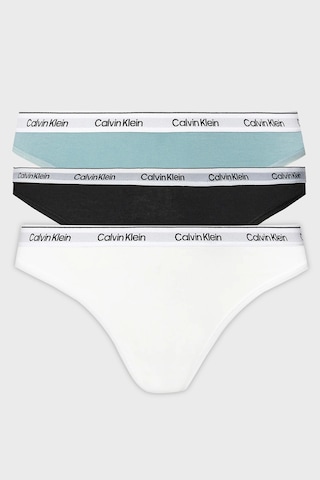 Calvin Klein Bayan Külot 000qd5209e Wac Siyah-beyaz-açık Mavi Siyah-beyaz-açık Mavi