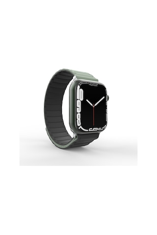 Apple Uyumlu Watch Series 10 46mm Strap Manyetik Mıknatıslı Silikon Kordon Kayış