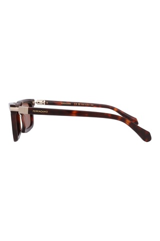 Salvatore Ferragamo Sf2015s-242 53 Kadın Güneş Gözlüğü Kahverengi