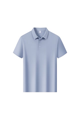 New Performance Premium Polo T-shirt 84% Nylon 16% Spandex Mavi
