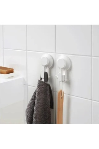 Sumuhome Tısken Duvar Askısı Beyaz 2 Adet Beyaz