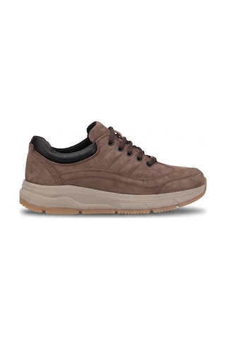 King Paolo L1399n Erkek Hakiki Nubuk Deri Memory Foam Klasik Sneaker Kum