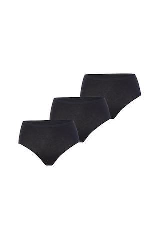 Blackspade Kadın Külot 3lü Paket Essential 1577 - Siyah