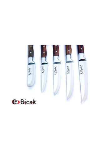 Yatağan Zeybek Tarihi El Dövmesi Kasap Kurban Bıçağı Seti