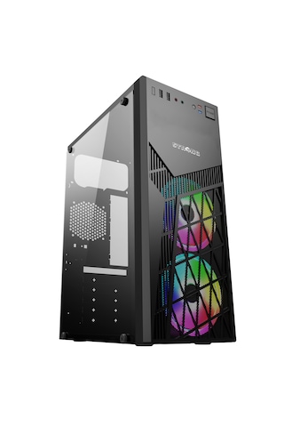 Strong Glave 2x 120mm Rainbow Fanlı Atx Mesh Gaming Bilgisayar Kasası Powersız