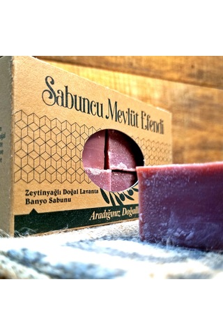 Sabuncu Mevlüt Efendi Zeytinyağlı Doğal Lavanta Banyo Sabunu 400 G