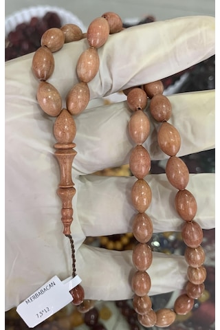 PEMBE FİL AĞACI (PİNK İVORY) TESBİH ARPA MODEL