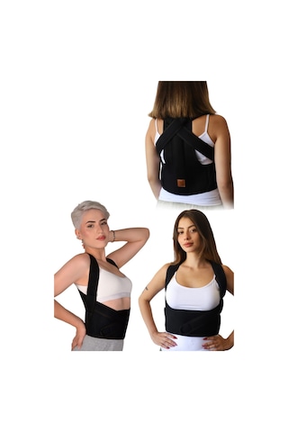 Dik Duruş Korsesi Balenli Unisex Kamburluk Önleyici Korse Koltuk Altı Acıtmayan Tasarım