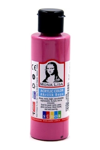 Südor Monalisa Akrilik Boya 70 Ml Pembe 12'li Paket 22 Çok Renkli