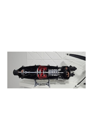 Turboprop Uçak Motoru Kesiti - El Yapımı, 1 Metre Boyunda