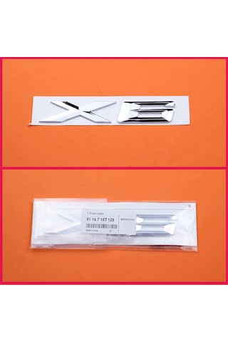 Bmw X6 Krom Bagaj Yazı Logo 180Mm