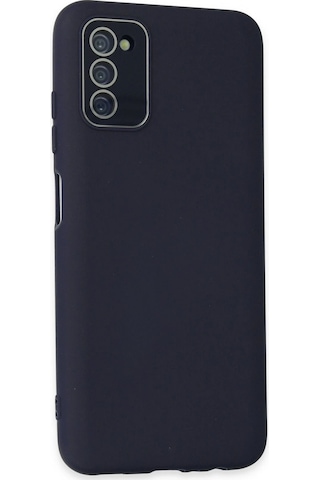 Newface Samsung Galaxy Uyumlu A03s Kılıf Lansman Glass Kapak Semeglbl - 7 - Lacivert