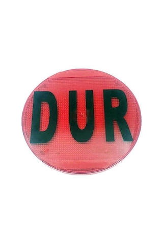Dur Levhası Servis Araçları İçin Ledli 30cm Çap - Sss