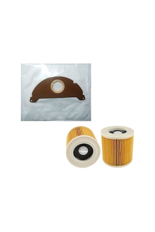 Karcher Wd 2.200 Toz Torbası (5 Adet) + Filtre Seti