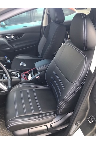 Nissan Qashqai Araca Özel Deri Oto Koltuk Kılıfı (527906364)