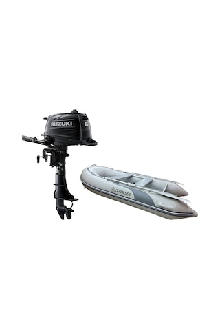 Coralsea 290 Ahşap Tabanlı Şişme Bot + Suzuki 6 Hp Deniz Motoru
