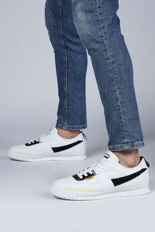 Jump 29072 Beyaz - Gri Erkek Sneaker Günlük Spor Ayakkabı
