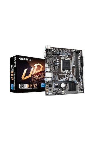 Gıgabyte H610m H V2 Ddr5 5600mhz Oc Hdmı M.2 Matx 1700p