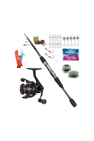 Okuma Ceymar Hd Chd-1000a 2.28mt 0,5-10gr Ryuji Rock Fish Teleskopik Lrf Olta Takımı Seti