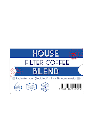 Moliendo House Blend Çekirdek Filtre Kahve 1000 G