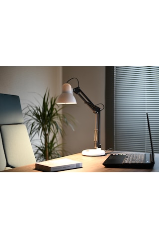 Okmino Akrobat Masa Lambası Beyaz