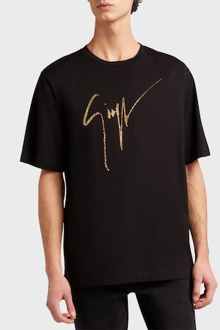 Giuseppe Zanotti Erkek T Shirt Iru2003-001 Siyah Siyah