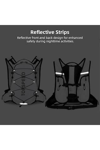 Jeehugo Siyah Su Torbalı Yüksek Kapasiteli Spor Sırt Çantası - Su Geçirmez, Yürüyüş, Bisiklet, Maraton İçin Çok Fonksiyonlu Çok Renkli