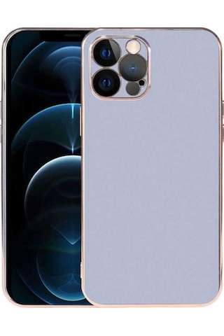 Apple Uyumlu iPhone 12 Pro Max Kılıf Zore Viyana Kapak Mavi Açık