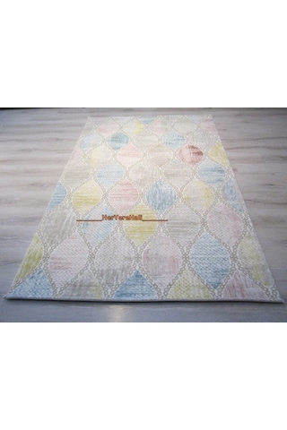 Tiffany Halı Tuana Tu149Pm Pembe Mavi Halı 150X230 Cm