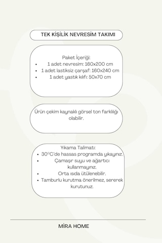 Sarı Yaprak Desenli Pamuklu Tek Kişilik Nevresim Takımı Renkli