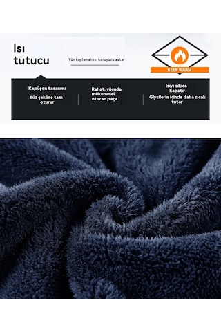 Sonbahar Ve Kış Aylarına Uygun, Polar Astarlı Ve Kalınlaştırılmış Erkek Polar Ceketler. Siyah