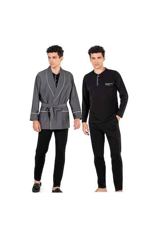 Pierre Cardin Erkek 3'lü Kısa Röpteşambır Set 001