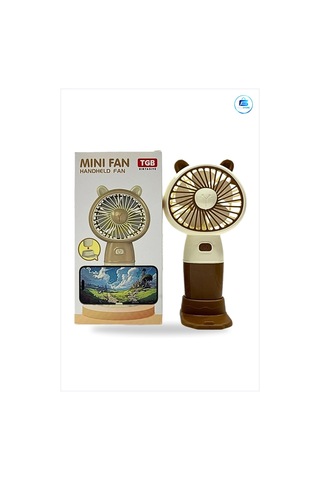 El Fanı Kulaklı Mini Vantilatör Kademeli Hız Ayarlı Taşınabilir K