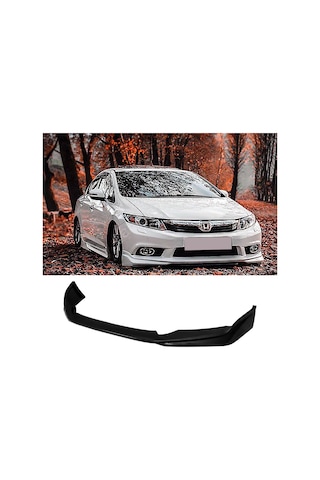 Honda Civic Fb7 Modulo Ön Ek Karlık Plastik Mat Siyah 2012 2013 2014 2015 2016 Karlık+bodykit+ek