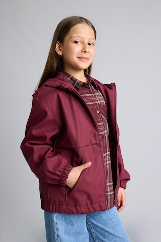 Defacto Kapüşonlu Yağmurluk Kız Çocuk H1659a826aubr306 Bordo-br306