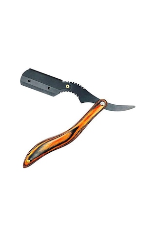 Valkyrie S Tipi Ergonomik Profesyonel Ahşap Berber Usturası Saç Sakal Ustura