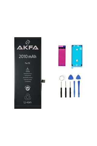 Akfa Apple Uyumlu iPhone  5s Telefon Batarya- 2010 Mah Tamir Seti Model:ehmpqu56