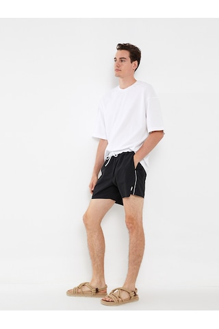 Lcw Casual Siyah Deniz Şortu
