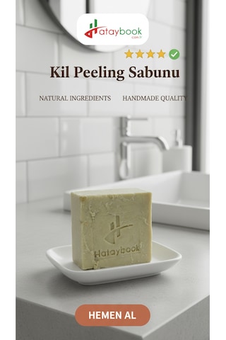 Kil Sabunu 1 Adet Peeling Siyah Nokta Sabunu 100 Gr Doğal