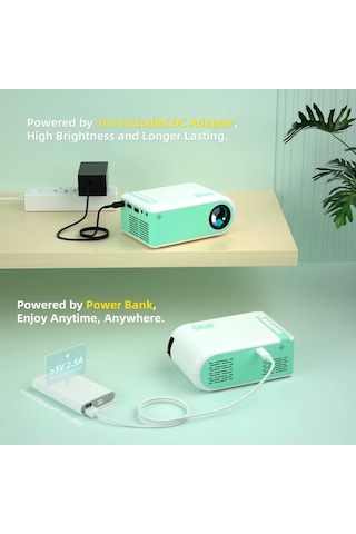 Ismua Taşınabilir Mini Projektör