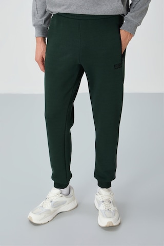 Tommy Life Cesar Çam Yeşil Cepli Şardonlu Erkek Eşofman Alt - 84929 Yeşil