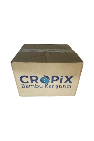 Cropix Tahta Ahşap Bambu Doğal Çay Kahve Karıştırıcı Çubuk Kaşık - 10.5 Cm. - 400 Adetlik 24 Paket Ahşap