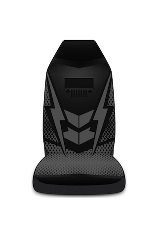 Novahub Araba Koltuk Koruyucu Baskılı Dekorasyon Siyah Otomobil Aksesuarı Diğer