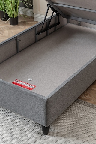 Cennet Yatak Jasmine Modeli Tek Kişilik Sandıklı Baza & Başlık Seti Modern Ve Fonksiyonel 2'li Set 100 x 200