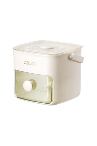 Jian Fan Buz Kutusu Yapmak İçin Buz Küplerine Bas, Büyük Kapasiteli Buz Deposu - Beyaz Beyaz