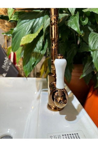 İsaoğlu Yapı Bronz Mutfak Bataryası Vintage Tasarım Evye Armatür Bakır Zen Design Bakır